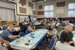 May 21, 2022: Senator John Kane and Boy Scout Troop 260 hosted a Veteran's Breakfast at Elam United Methodist Church. All veterans and their families in Senate District 9 were invited to enjoy FREE hot breakfast. Vendors were on site to provide veteran resources.