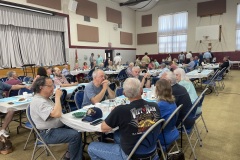 May 21, 2022: Senator John Kane and Boy Scout Troop 260 hosted a Veteran's Breakfast at Elam United Methodist Church. All veterans and their families in Senate District 9 were invited to enjoy FREE hot breakfast. Vendors were on site to provide veteran resources.