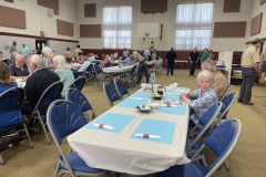 May 21, 2022: Senator John Kane and Boy Scout Troop 260 hosted a Veteran's Breakfast at Elam United Methodist Church. All veterans and their families in Senate District 9 were invited to enjoy FREE hot breakfast. Vendors were on site to provide veteran resources.