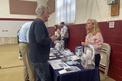 May 21, 2022: Senator John Kane and Boy Scout Troop 260 hosted a Veteran's Breakfast at Elam United Methodist Church. All veterans and their families in Senate District 9 were invited to enjoy FREE hot breakfast. Vendors were on site to provide veteran resources.
