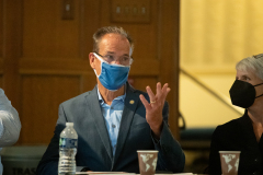 Senator Kane joined Senator Comitta and other Harrisburg colleagues at West Chester University for a roundtable on hunger on college campuses