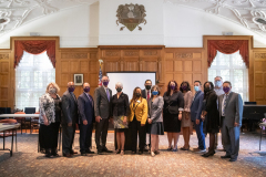 Senator Kane joined Senator Comitta and other Harrisburg colleagues at West Chester University for a roundtable on hunger on college campuses