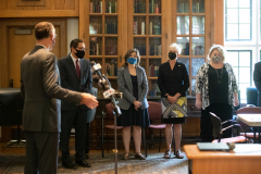 Senator Kane joined Senator Comitta and other Harrisburg colleagues at West Chester University for a roundtable on hunger on college campuses
