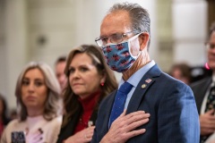 December 14, 2021: Senator Kane attended the annual Wreaths Across America ceremony in the Capitol today. The event honors fallen service members through the donation of millions of wreaths to cemeteries across America.
