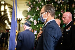 December 14, 2021: Senator Kane attended the annual Wreaths Across America ceremony in the Capitol today. The event honors fallen service members through the donation of millions of wreaths to cemeteries across America.