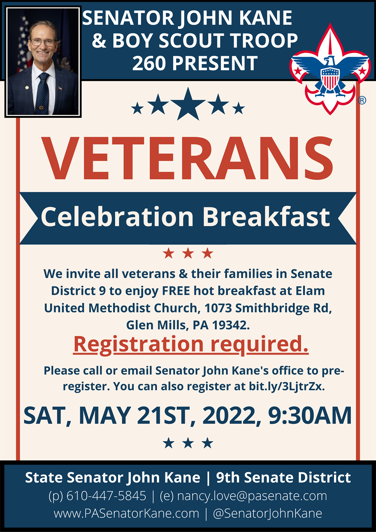 Veteran's Celebration Breakfast - May 21, 2022