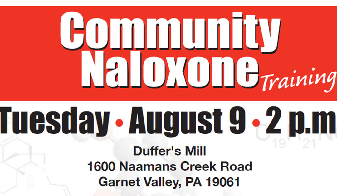 Senator John I. Kane Announces Free Naloxone Community Training