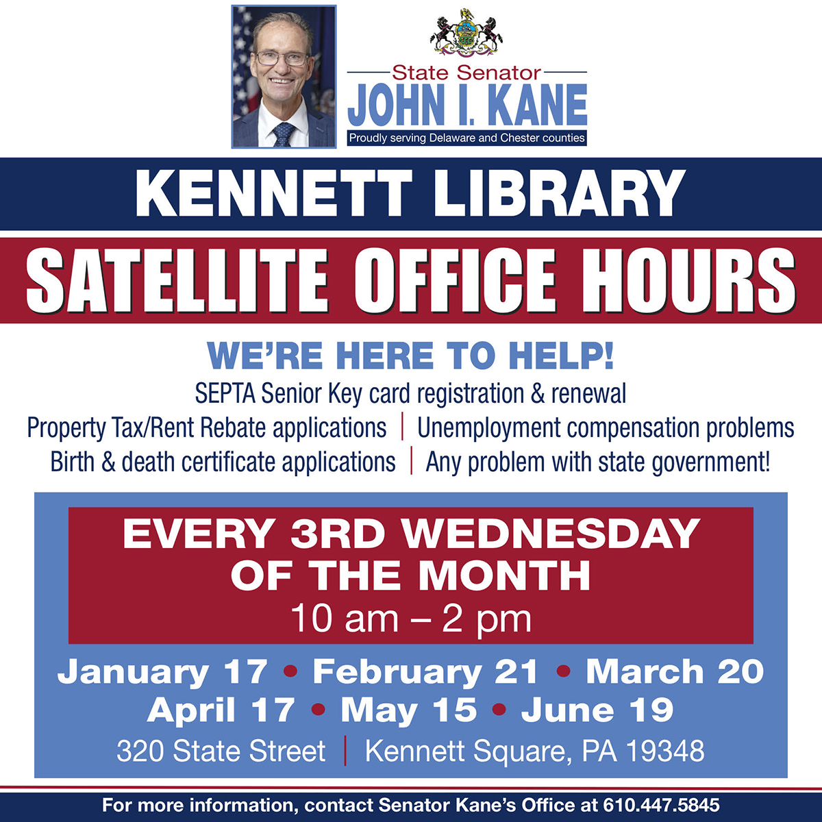 Kennett Library Office Hours