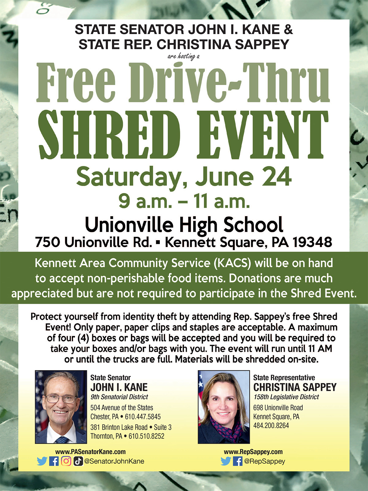 Shredding Event - June 24, 2023